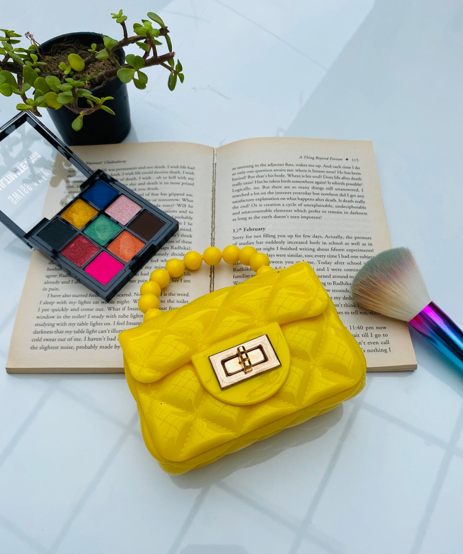 Yellow Miniature Sling Bag